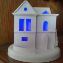 Noel evi çeşitli ev sahne Partisi 3d print model - Mito3D