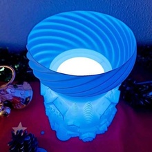 christmas lamp vase mode + bowl decoration dobloxy decor 3d print model - Mito3D