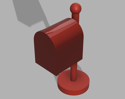 christmas mailbox Home christmas mailbox christmas letters #christmasxcults  3d print model - Mito3D