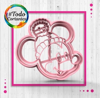 christmas mickey cutter minnie daisy pluto donald woofy disney brand marker cookie cutters markers playhouse mouse 3d print model - Mito3D