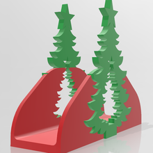 christmas napkin ring decoration parties onuevo tree 3d print model - Mito3D
