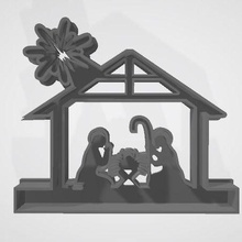 Noël Nativité 3 coupeur biscuit fondant biscuits Couper pecebre 3d print model - Mito3D