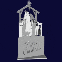 Noël Nativité bougie titulaire soutien manger Jésus 3d print model - Mito3D