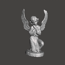 christmas nativity figure angel art belen 3d print model - Mito3D