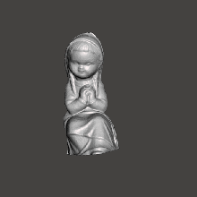 christmas nativity scene figure virgin art belen 3d print model - Mito3D