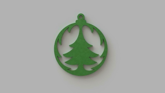 christmas ornament 28 - tree Home ornaments ball from decorations snowflake flake snow 3d print model - Mito3D