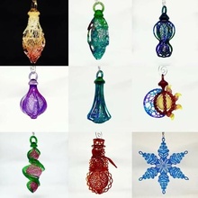 christmas ornament collection decor ornaments snowflake snowman sun moon decorations resin tree christmas_tree holiday decorative 3d print model - Mito3D