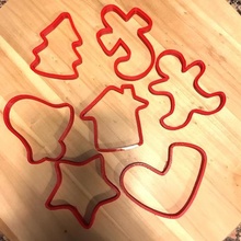 christmas ornament cookie cutters cutter themed cookies 3d print model - Mito3D