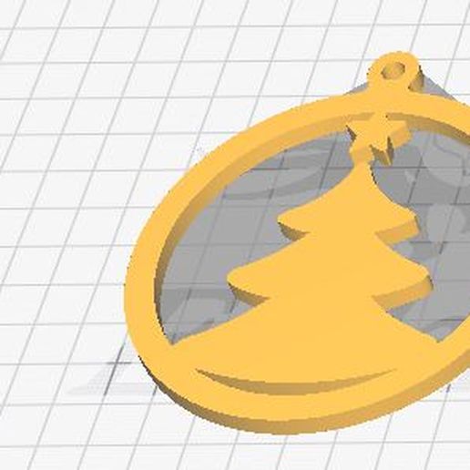 christmas ornament tree+star christmasornament christmastree 3D print model - Mito3D