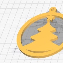 Natal enfeite árvore + estrela Enfeite natal 3d print model - Mito3D