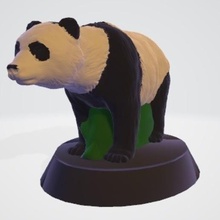 christmas panda puzzle kit game jigsaw new child fun 3d print model - Mito3D