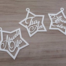 christmas pendants - personalized gadget names family ornaments party daddy noel 3d print model - Mito3D