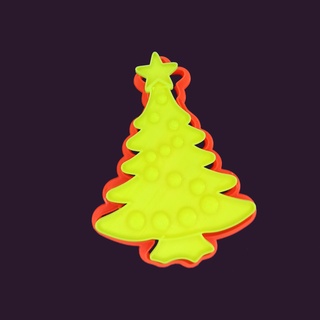 christmas pinito cutter pine caramel cookie snowflake texture cutters cookies 3d print model - Mito3D