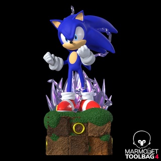 christmas promotion - sonic frontiers Game comics dc colecionavel zbrush 3d modelagen dragon sonic super mario bros keychain  3d print model - Mito3D