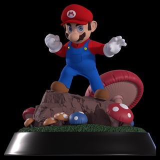 Natale promozione super Mario bros film gioco i fumetti dc colecionavel zbrush 3d modellazione Drago sonico portachiavi nintendo articulado 3d print model - Mito3D