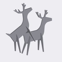 Natale renna cervo santa 3d print model - Mito3D