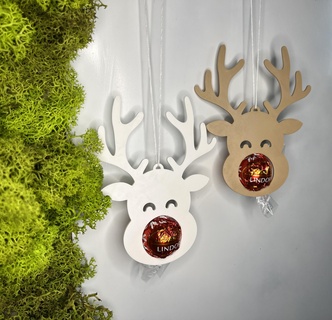 christmas reindeer Home decoration candy with animal cute 3d print model - Mito3D