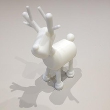 reno de la navidad.casa.deco.los animales 3d print model - Mito3D