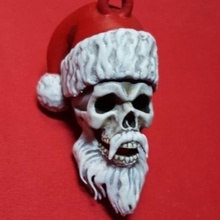 christmas skull gadget 3d print model - Mito3D