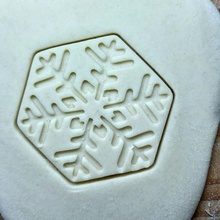 Navidad copo nieve Galleta cortador juguete galletas natale snow escama 3d print model - Mito3D