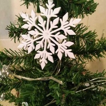 Navidad copos nieve decoraciones paquete Días festivos arboles snow ornamento 3d print model - Mito3D