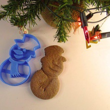 christmas snowman cookie cutter home gingerbread tree nikodem bartnik holiday 3d print model - Mito3D