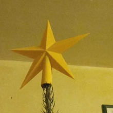 estrella de navidad casa art abeto bola 3d print model - Mito3D