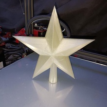 christmas star art shepherd's noel decoration crest bricoloup 3d 3d print model - Mito3D