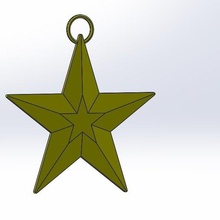 Noel yıldızı ev yıldız ünlüler 3d print model - Mito3D