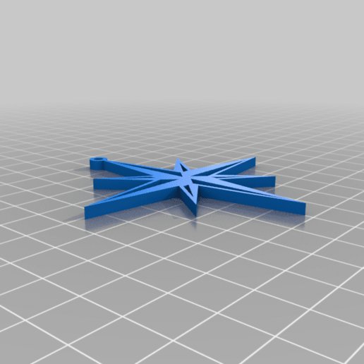 Natal Estrela personalizado decoração 3D print model - Mito3D