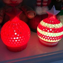 Natale stella globo ornamento multicolore arredamento 3d print model - Mito3D