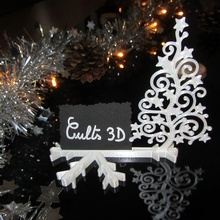 christmas table holder tag bears fir reindeer santa claus decoration 3d print model - Mito3D