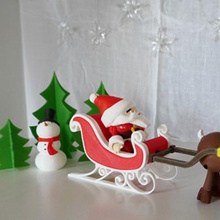 Spielzeug für Weihnachten bereit zu gehen home ornament santa claus 3d print model - Mito3D