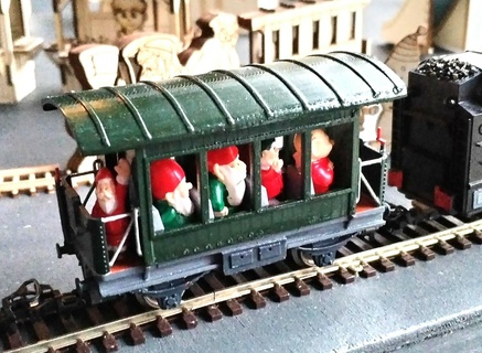 Natale treno 1 2 gioco Rete noel festa 3d print model - Mito3D