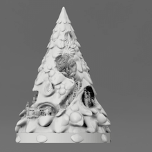 Weihnachtsbaum verschiedene Krippe Weihnachten native presepe Kinderhort albero di natale navidad christmas village 3d print model - Mito3D