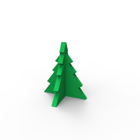 arbre de noël la maison le sapin décoration 3D print model - Mito3D