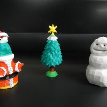 christmas tree game 3d print model - Mito3D