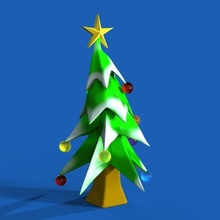 Weihnachten Baum 3d print model - Mito3D