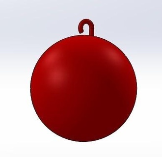 Navidad árbol pelota hd stl personalizable escalada pelotas ornamento adornos decoración deco hogar casa 3d print model - Mito3D