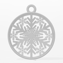 árvore de natal da pulseira cristais gelo a arte decoração bauble 3d print model - Mito3D