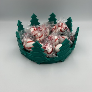 Natale albero ciotola vari decorazione candela caramella piatto vacanza arredamento divertimento natale 3d print model - Mito3D