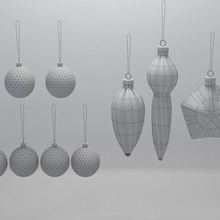 árbol de navidad con bombillas casa la luz año nuevo dones 3d print model - Mito3D