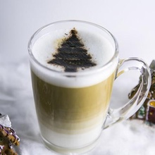 christmas tree coffee decoration home art shop fir 3d print model - Mito3D