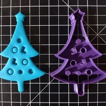 christmas tree cookie cutter 3d print model - Mito3D