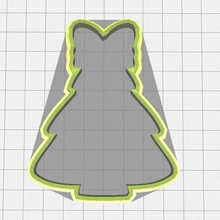 christmas tree cookie cutter various royal icing 3d print model - Mito3D