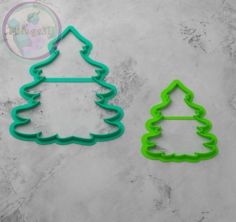 Weihnachten Baum Plätzchen Cutter Zuhause Haus Schneiden Kuchen Schneider Briefmarken Ausstechform Rahmen Geschenk Lehm 3d print model - Mito3D