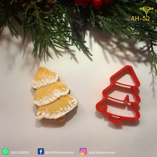árvore de natal cortador cookie a casa arbol weihnachten navidad cozimento cortante galleta biscoito fondant utensílios cozinha ferramenta asse cookiecutter 3D print model - Mito3D