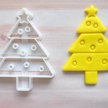 christmas tree cookies cutter tool cookie pine 3d print model - Mito3D