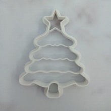 christmas tree cutter cookies cut cutting decoration deco bakery 3d print model - Mito3D