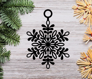 christmas tree decoration ornament art home decorative winter santa snowflake snow holiday 3d print model - Mito3D